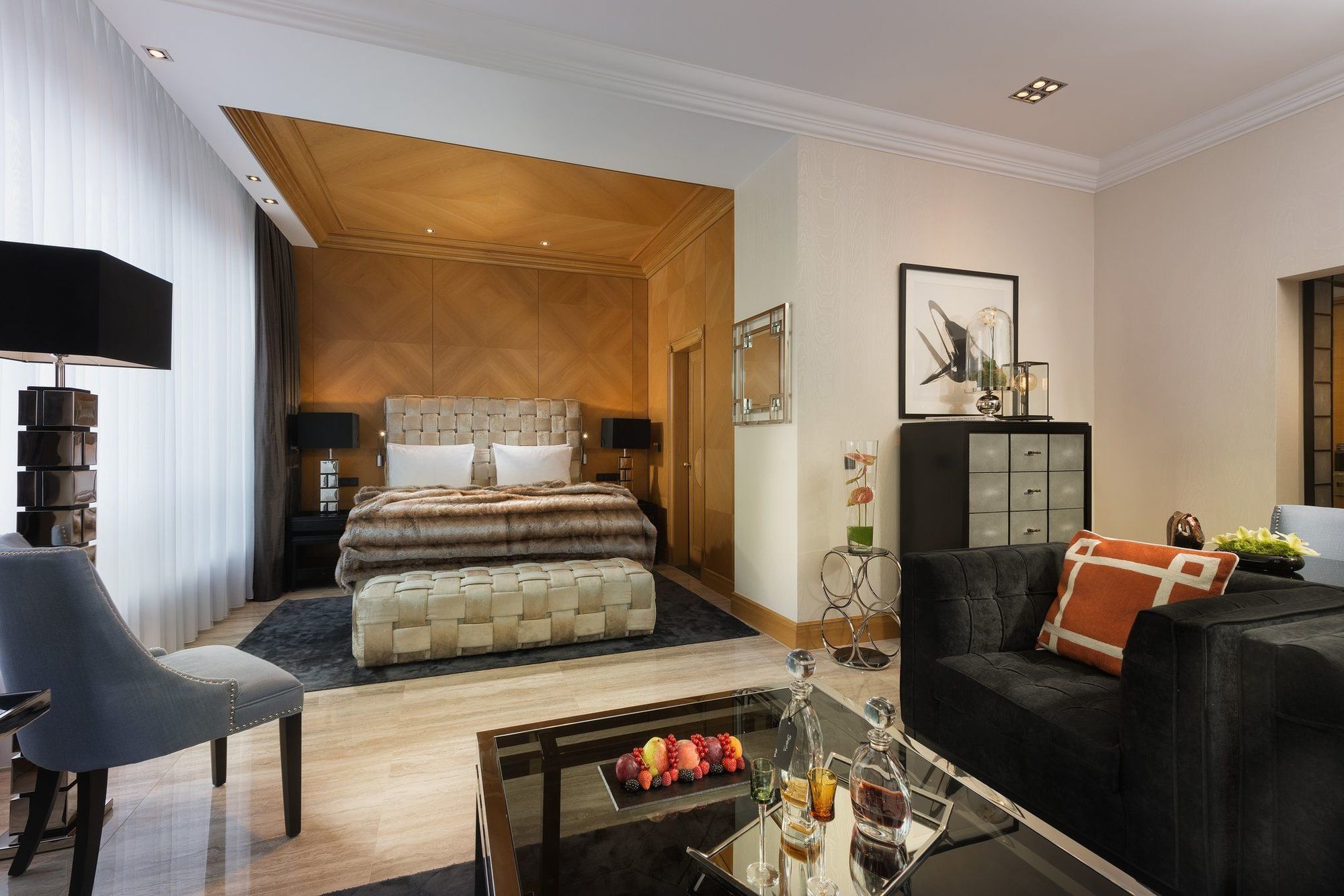 Hotel Palace Берлин Екстериор снимка A suite at the Mandarin Oriental, Munich